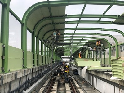 台中捷運增設隔音牆-提前6月底前完成