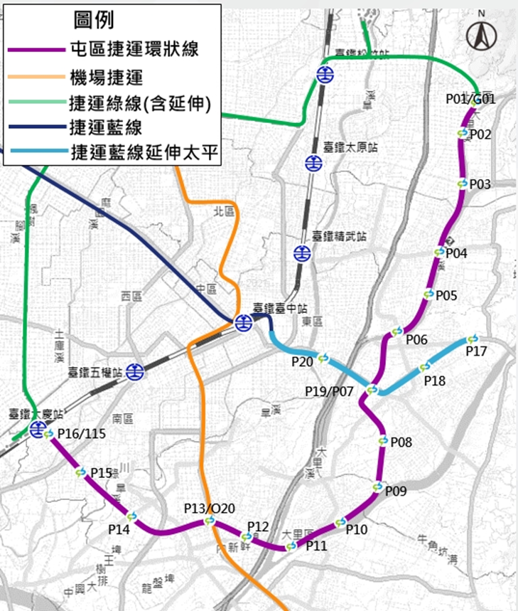 臺中市屯區捷運線