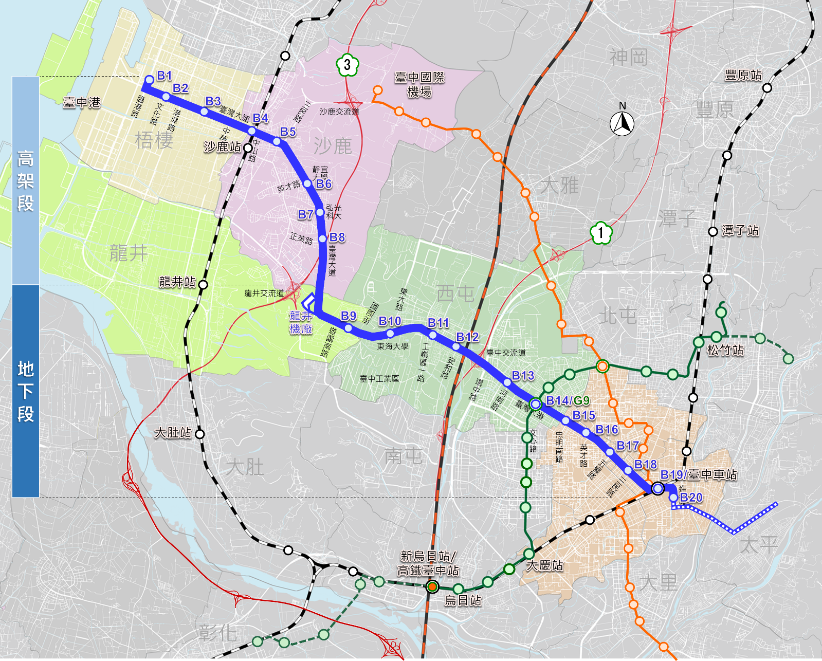 捷運路線圖